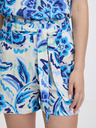 Orsay Hellblaue gemusterte Damen-Shorts ORSAY
