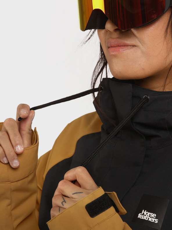 Horsefeathers Mija Jacke - schwarz/fichtengelb Größe L HORSEFEATHERS