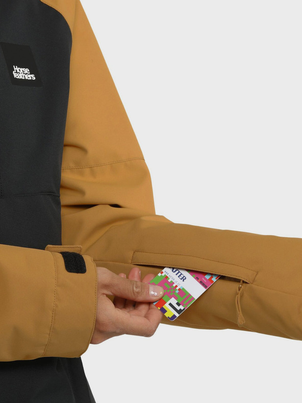 Horsefeathers Mija Jacke - schwarz/fichtengelb Größe L HORSEFEATHERS