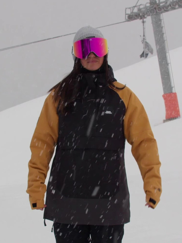 Horsefeathers Mija Jacke - schwarz/fichtengelb Größe L HORSEFEATHERS