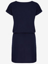 Loap Dunkelblaues Damen-Sommerkleid LOAP BLADANA