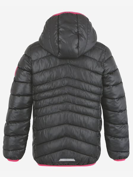Loap Schwarze Mädchen-Steppwinterjacke LOAP INTERMO