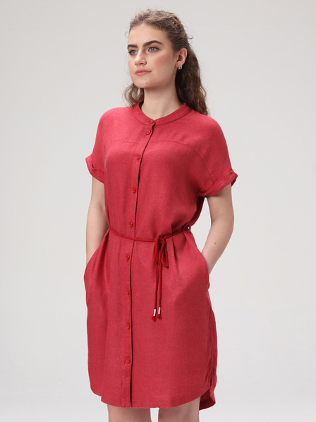 Loap Rotes Damen-Sommerkleid LOAP NELLA