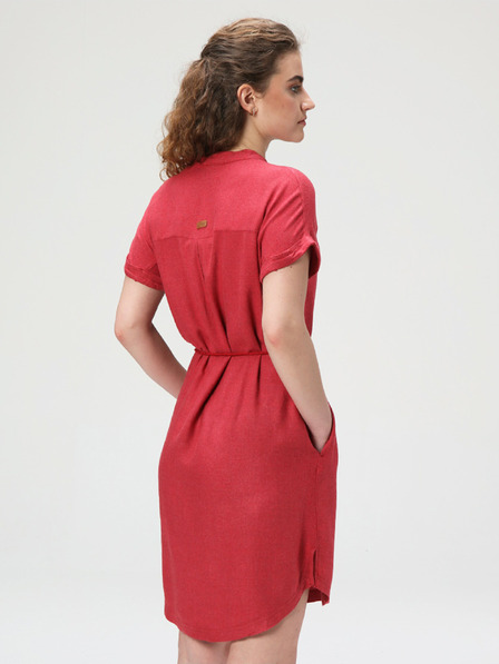 Loap Rotes Damen-Sommerkleid LOAP NELLA