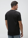 Loap Schwarzes Herren-T-Shirt mit LOAP BRED-Aufdruck
