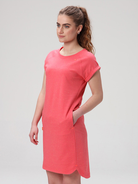Loap Damen-Kleid LOAP EDGY Rosa