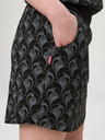 Loap Schwarzes gemustertes Damenkleid LOAP Bazuka