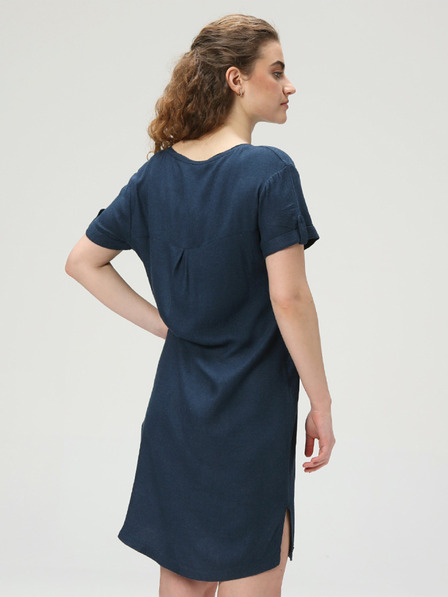 Loap Dunkelblaues Damen-Kleid LOAP Nebraska