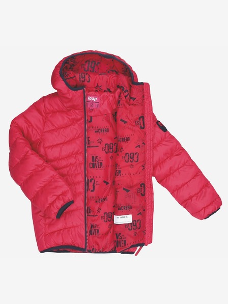 Loap Dunkelrosa Mädchen-Wintersteppjacke LOAP Intermo
