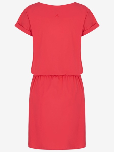 Loap Dunkelrosa Damen-Sommerkleid LOAP UBULINA