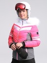 Loap Graue und rosa Damen-Skijacke LOAP ORINNA