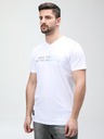 Loap Weißes Herren-T-Shirt mit LOAP ALPRON