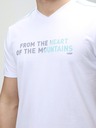 Loap Weißes Herren-T-Shirt mit LOAP ALPRON