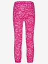 Loap Dunkelrosa Mädchen-Leggings mit Blumenmuster LOAP BYKRA
