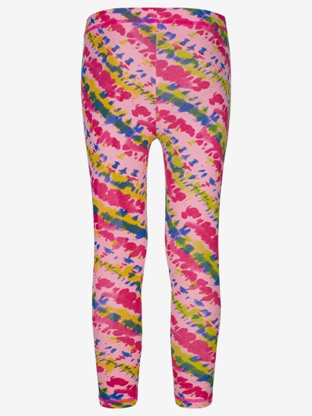 Loap Dunkelrosa gemusterte Leggings für Mädchen LOAP BYKALA