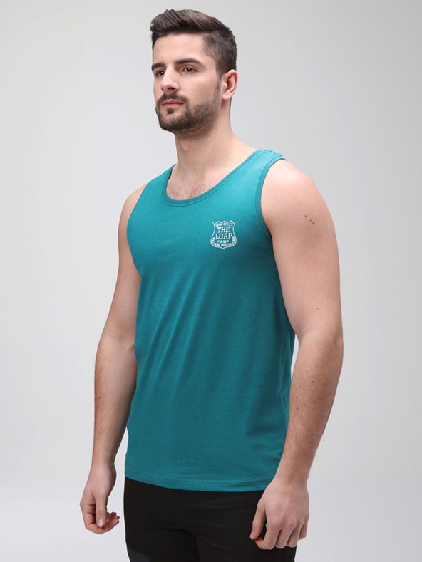 Loap Petrolfarbenes Tank-Top für Herren LOAP BENDIK
