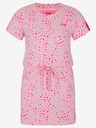 Loap Rosa gemustertes Mädchenkleid LOAP BESNA