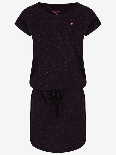 Loap Dunkelblaues Damen-Sommerkleid LOAP BURGET