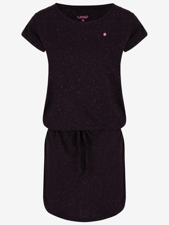 Loap Dunkelblaues Damen-Sommerkleid LOAP BURGET