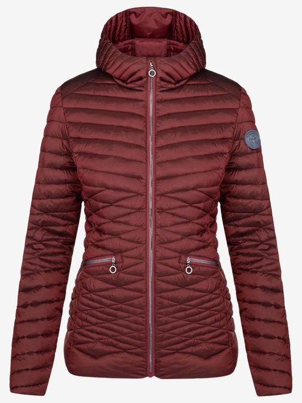 Loap Burgunderfarbene Steppjacke für Damen LOAP ILLA