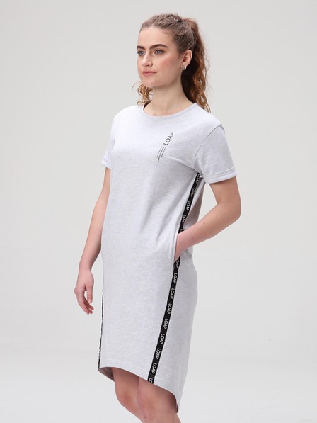 Loap Graues Damenkleid LOAP Ewelina