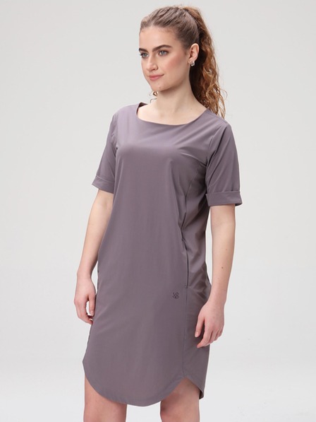 Loap LOAP Ubakala graues Damenkleid