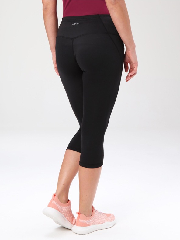 Loap Schwarze Damen-3/4-Leggings LOAP Mebelis