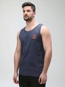 Loap Dunkelblaues Herren-Tank-Top LOAP Bendik