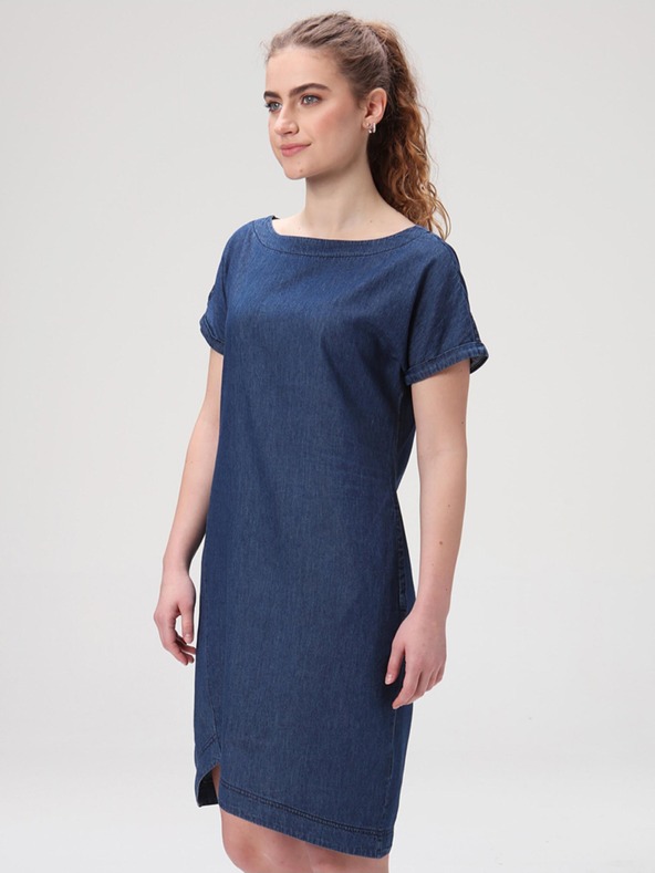 Loap Dunkelblaues Damenkleid LOAP Diviniss