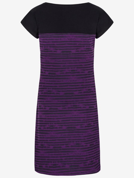 Loap Schwarz-lila Damen-Kleid LOAP Abyss