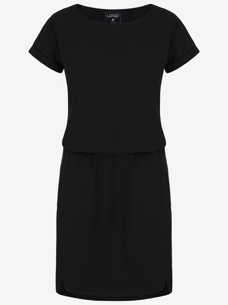 Loap Schwarzes Damenkleid LOAP Ubulina