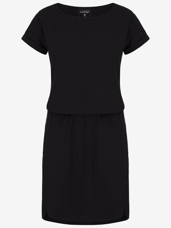 Loap Schwarzes Damenkleid LOAP Ubulina