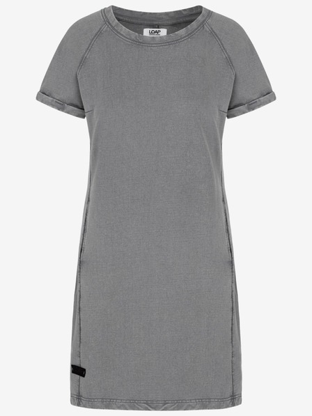 Loap Graues Damen LOAP Delena Kleid