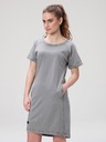 Loap Graues Damen LOAP Delena Kleid
