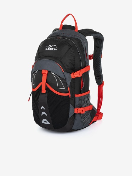 Loap Rot-schwarzer Fahrradrucksack 15 l LOAP Topgate