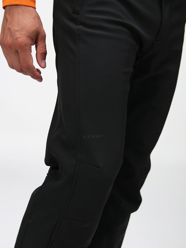 Loap Schwarze Herren-Softshell-Hose LOAP LUPIC