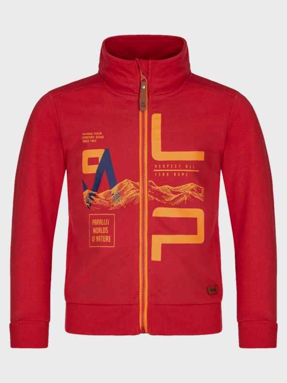 Loap Rotes Sweatshirt mit Reißverschluss für Jungen LOAP DORAN