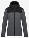 Loap Schwarze und graue Damen-Softshell-Jacke LOAP LUKA