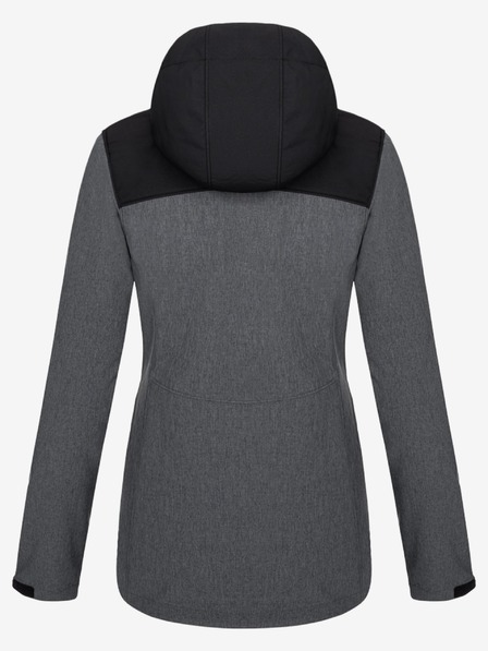 Loap Schwarze und graue Damen-Softshell-Jacke LOAP LUKA