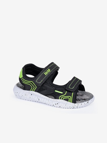 Loap Grüne und schwarze Jungen-Sandalen LOAP Enera