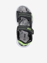 Loap Grüne und schwarze Jungen-Sandalen LOAP Enera
