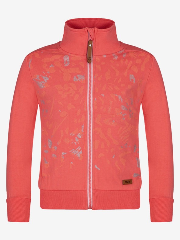 Loap Orangefarbenes Mädchen-Sweatshirt LOAP Dolana
