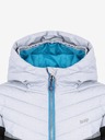 Loap Weiß-schwarze Jungen-Skijacke LOAP Fullsac