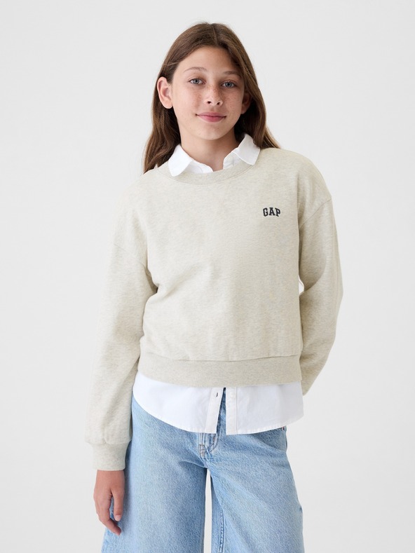 GAP Jungen-Sweatshirt mit Logo und Fleece GAP