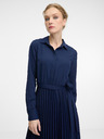 Orsay Dunkelblaues Damen-Midikleid ORSAY