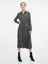 Orsay Graues Damen-Midikleid ORSAY