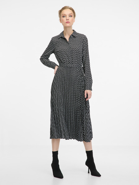 Orsay Graues Damen-Midikleid ORSAY
