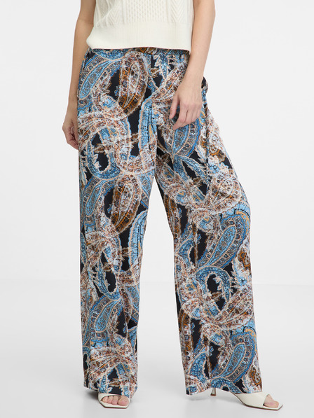 Orsay Blaue gemusterte Damenhose ORSAY
