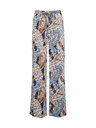 Orsay Blaue gemusterte Damenhose ORSAY