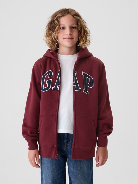 GAP Kinder sherpa-Sweatjacke mit Logo GAP